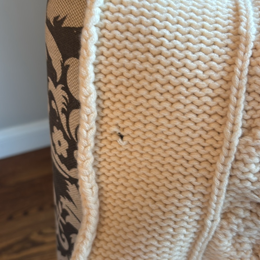 Burberry Cable knit scarf shawl wrap pockets - Picture 6 of 12